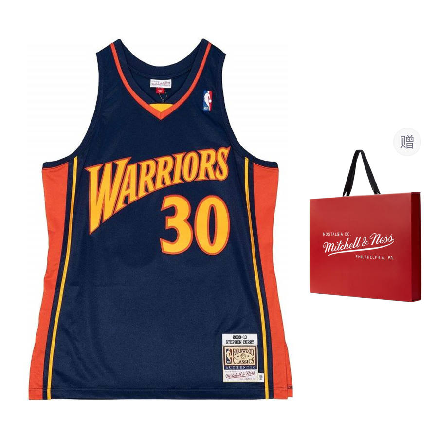 Mitchell Ness Mitchell Ness "NBA Golden State Warriors 09 Steph Curry" Authentic Road jersey vest top