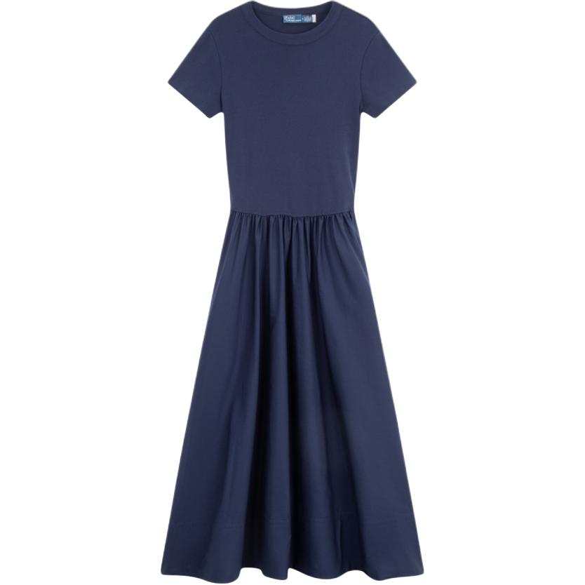 Polo Ralph Lauren Short Sleeved Dress Women's Dark Blue