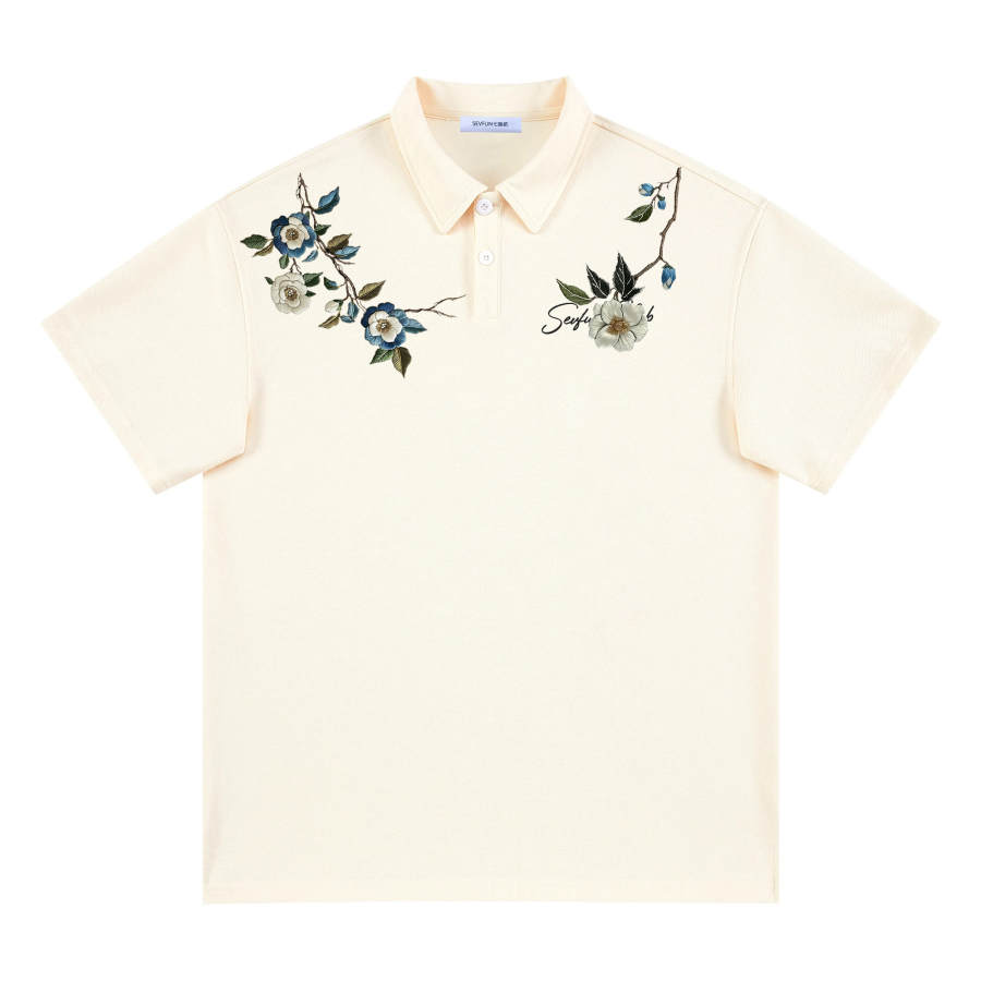 7 SEVFUN Polo Shirts Unisex Lapel Moderate Straight Fit