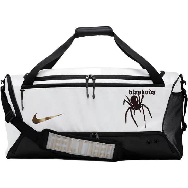Nike Nike Fabric Travel Bag Unisex Iridescent/black And White