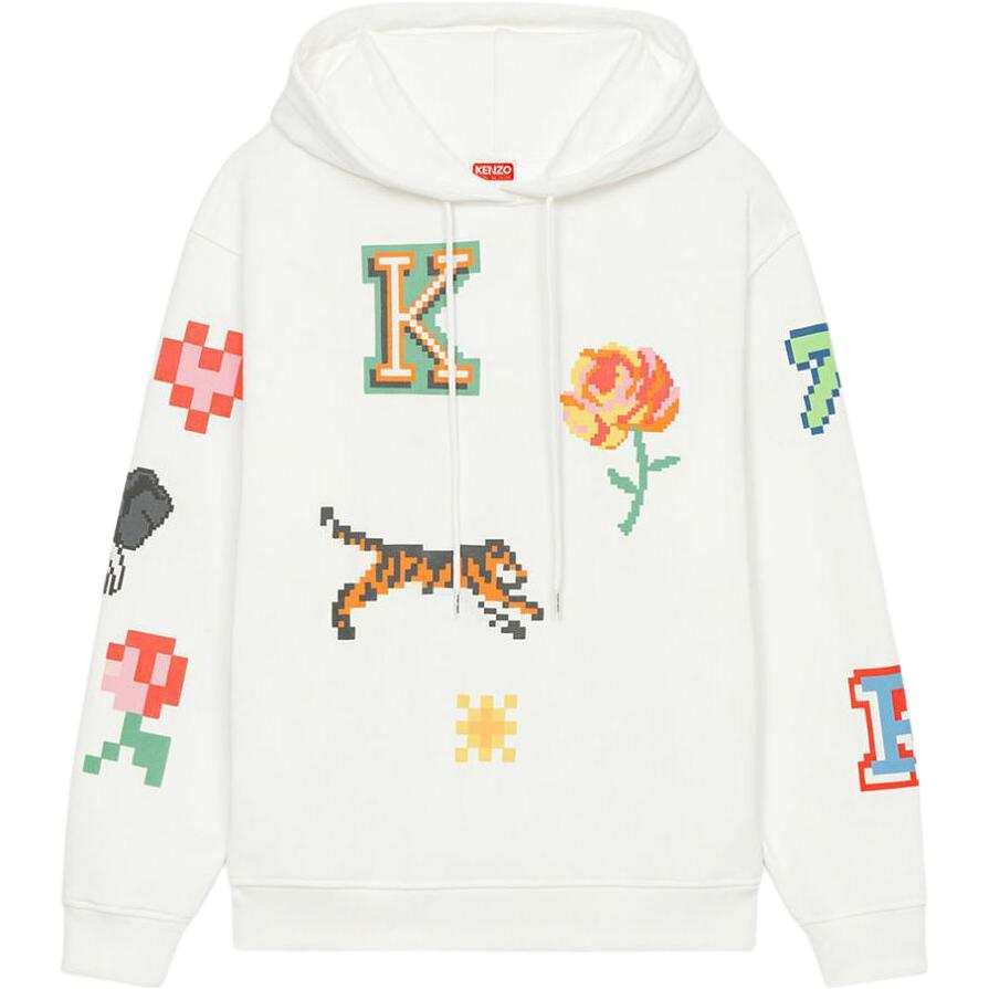 KENZO KENZO All Over Graphic Patch Hoodie