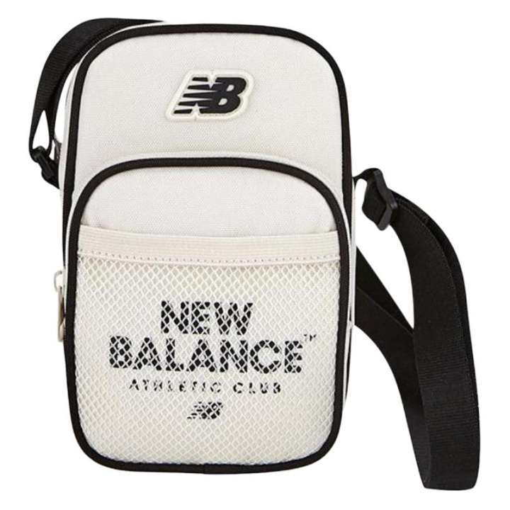 New Balance New Balance Polyester Shoulder Bag, Crossbody Bag Regular Unisex Ivory