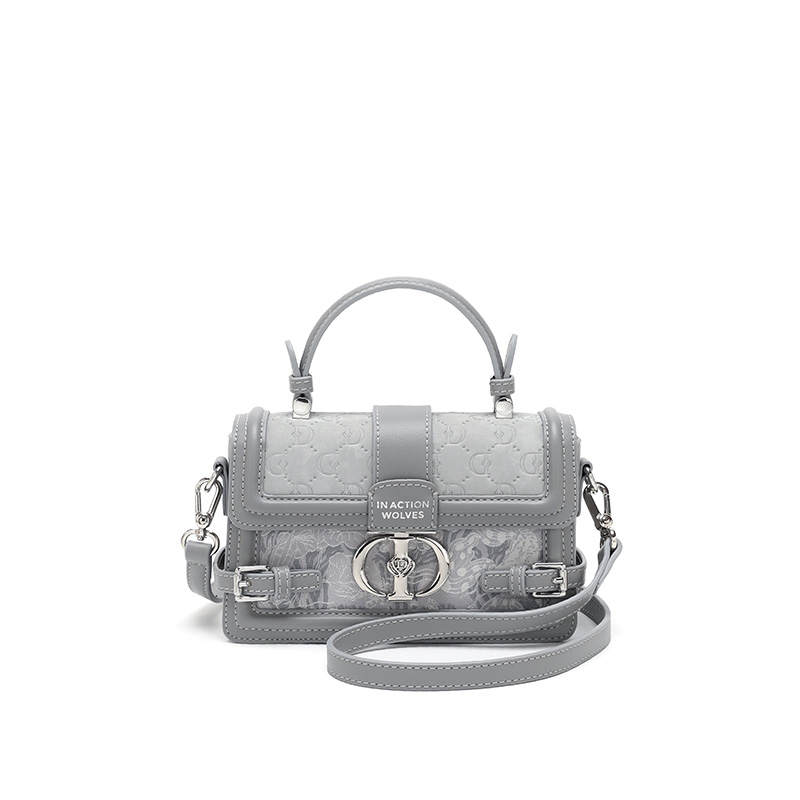 SEPTWOLVES SEPTWOLVES Pu Handbag Women's Gray