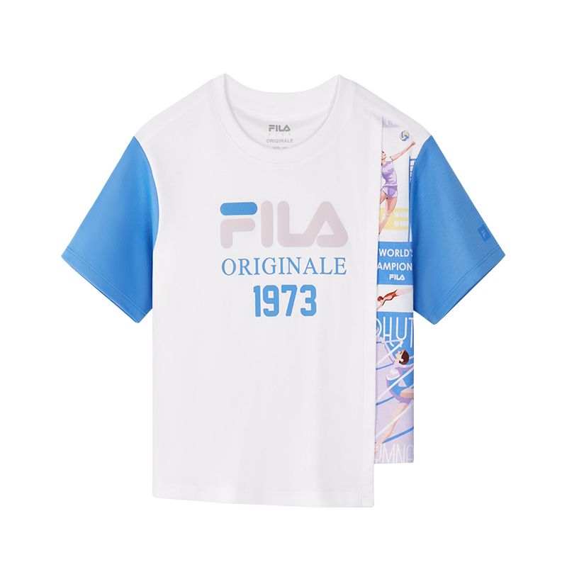 FILA KIDS Grade School T Shirts Crew Neck Moderate