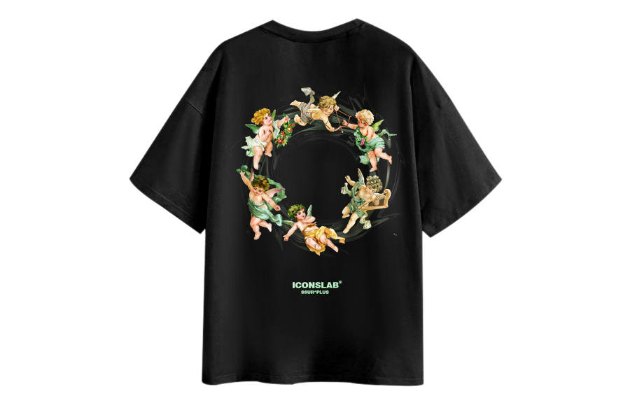 ICONS Lab Drop Shoulder Sleeve T-Shirt Unisex