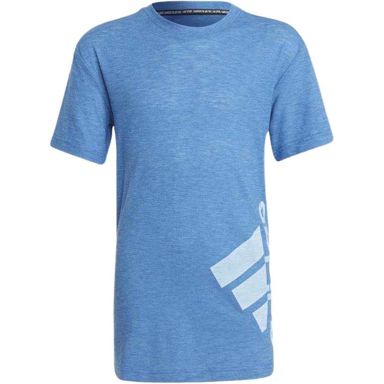 Adidas Adidas T Shirt Kids' Apparel Badge Of Sport Summer Tee Blue Kids'