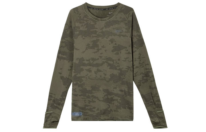 Nike Nike T Shirts Men's Medium Olive Crew Neck Moderate Straight Fit