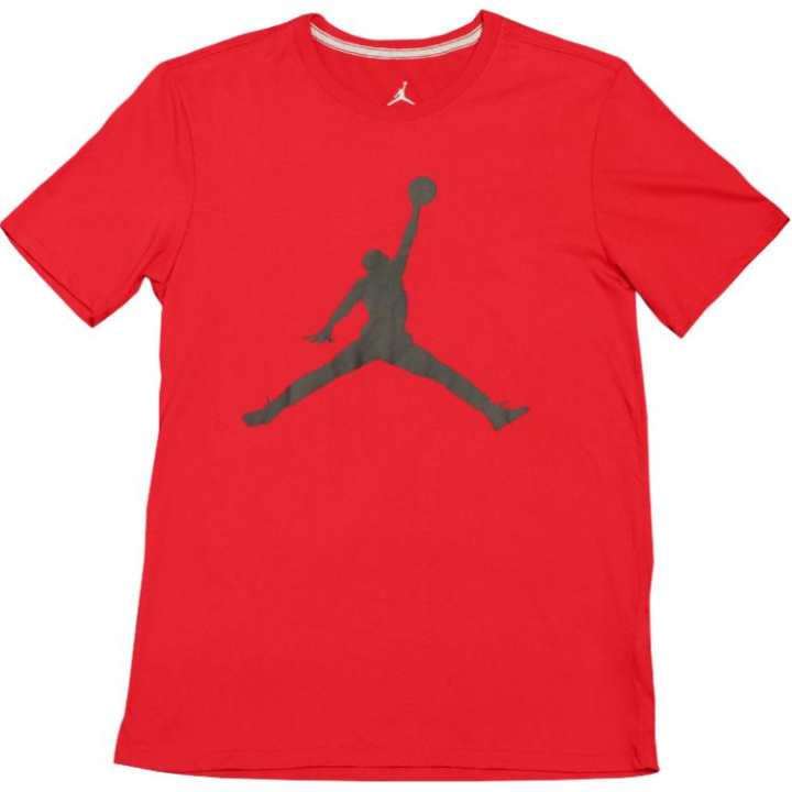 Jordan Jordan Air T Shirts Men's Red Crew Neck Moderate