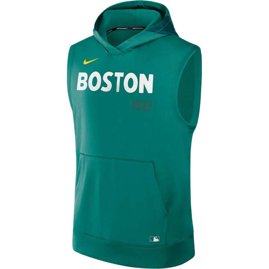 Nike Nike Boston Red Sox Authentic Collection City Connect Men's Nike Dri FIT Mlb Sleeveless Pullover Hoodie