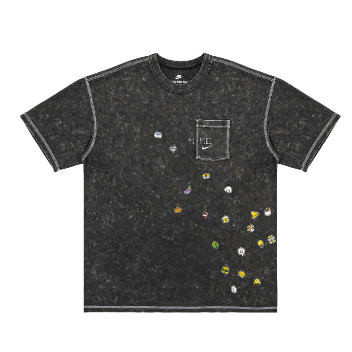 Nike Nike T Shirts Unisex Black Crew Neck Moderate Straight Fit