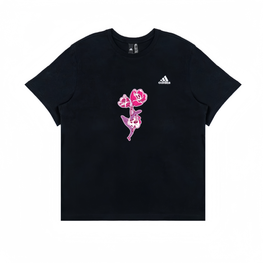 Adidas Adidas T Shirts Unisex Black Crew Neck Straight Fit