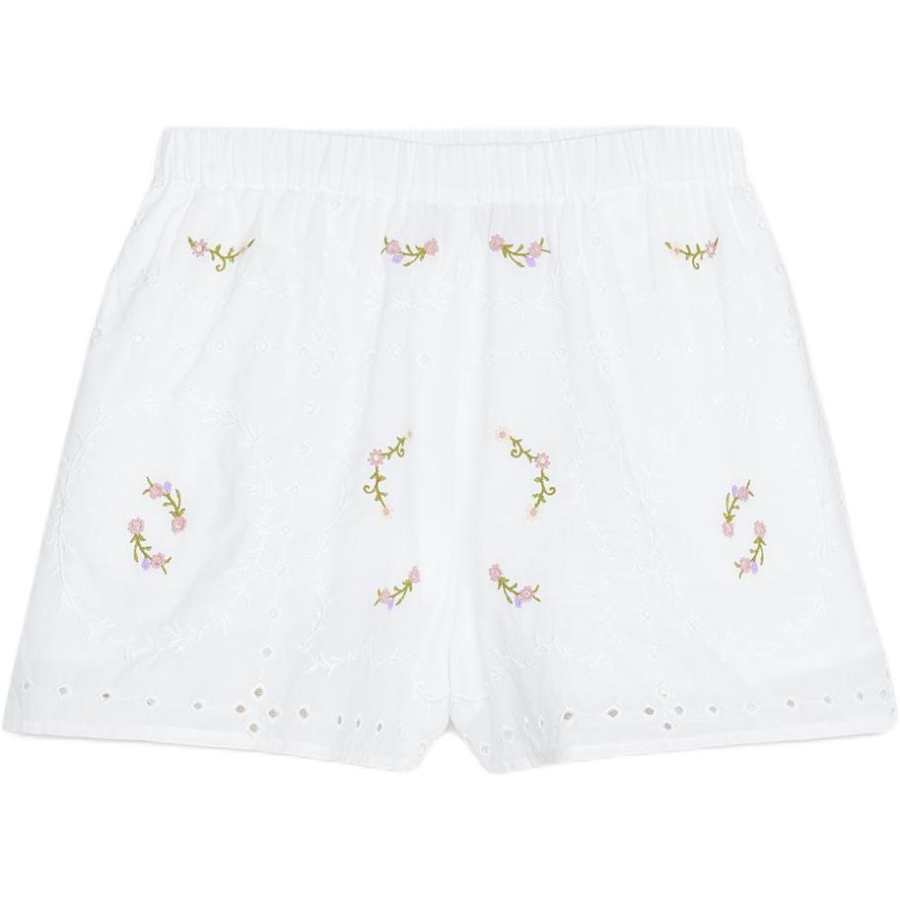 ZARA Casual Shorts Women's Frosted White Moderate