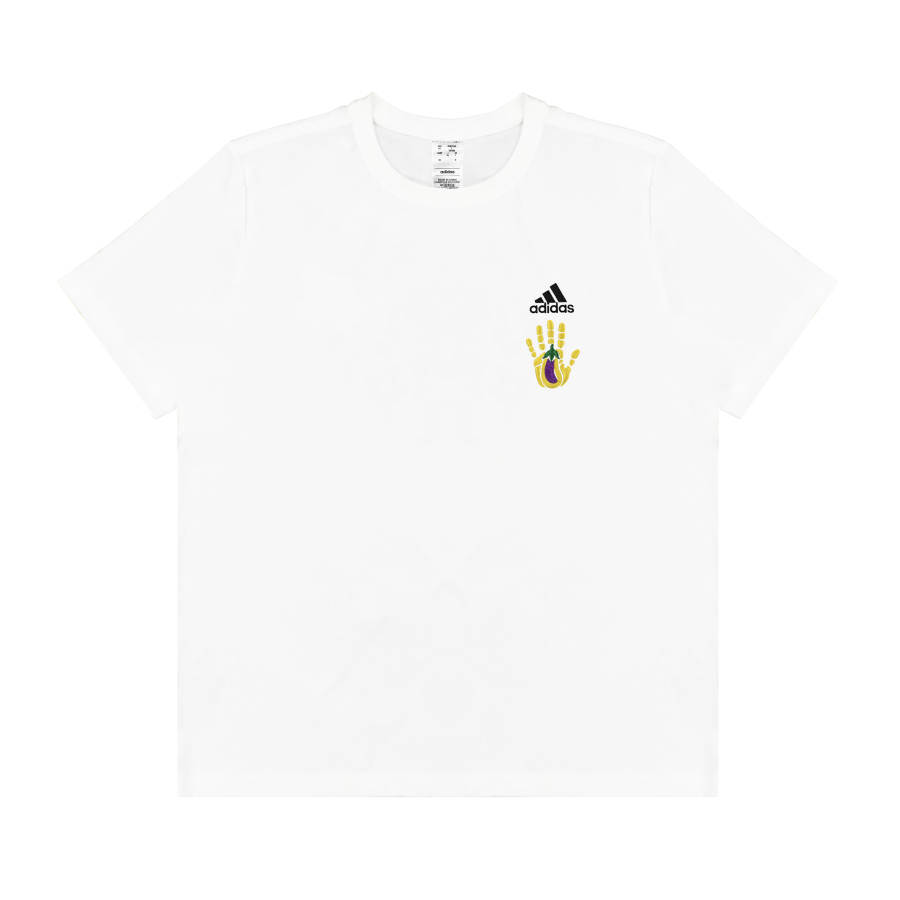 Adidas Adidas T Shirts Unisex White Crew Neck Moderate Straight Fit