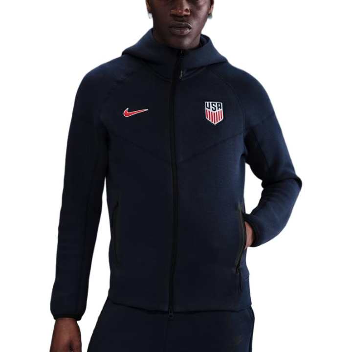 Nike Nike Usmnt Tech Windrunner Men's Nike Soccer Fleece Full-Zip Hoodie