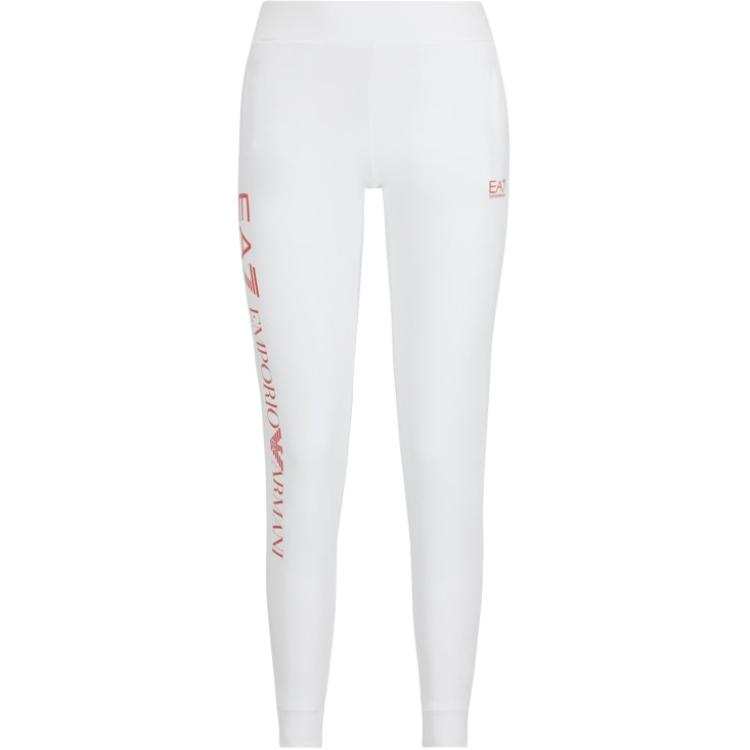 EMPORIO ARMANI EA7 Knitted Sweatpants Women's White