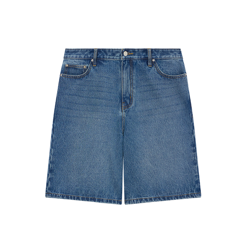 COVERNAT SS25 Denim Shorts Men's Blue