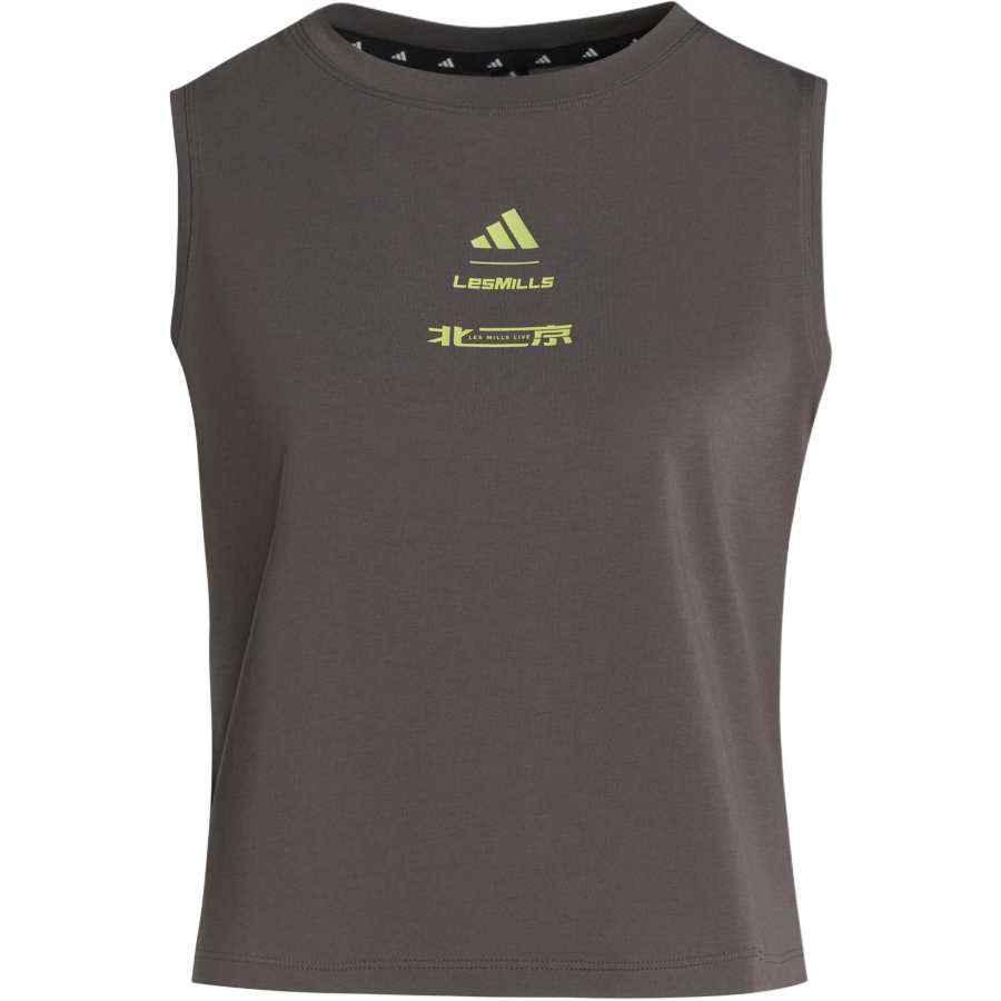 Adidas Adidas x LAIMEI,LIANMINGKUAN ClimacoolLES MILLS SS25 BEIJING TANK TOP Sport Vests Women's Charcoal Gray