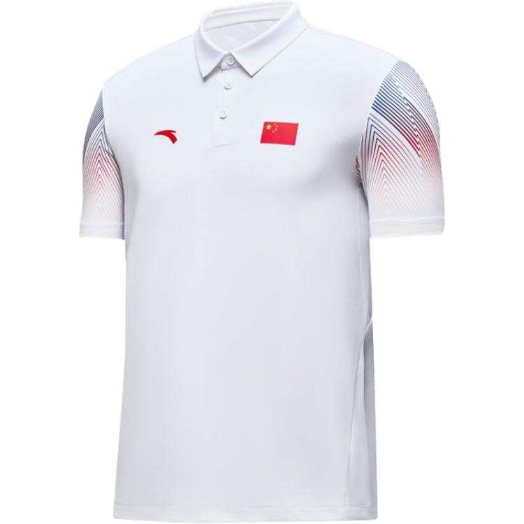 Anta Variety Training Collection Polo Shirt Unisex Snowflake White