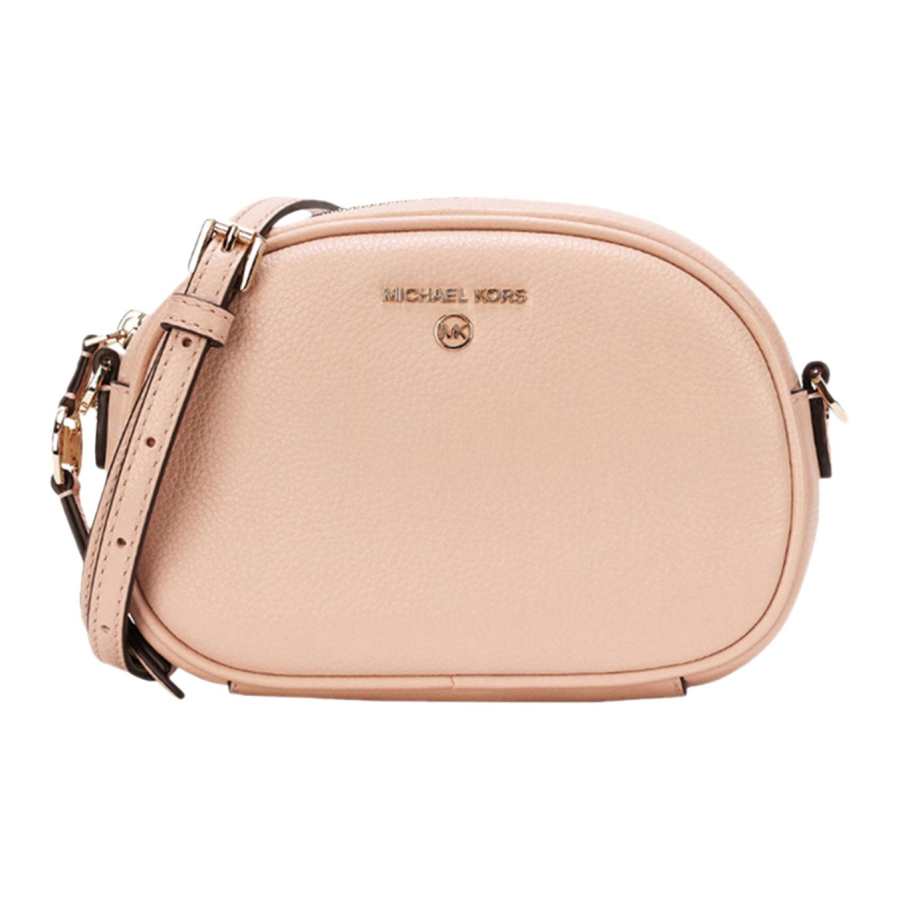 MICHAEL KORS Jet Set Cow Leather Camera Bag, Shoulder Bag Small Women's Nude Pink