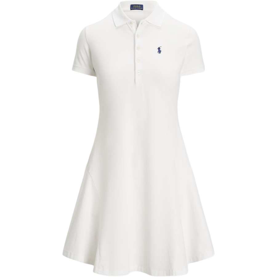 Polo Ralph Lauren SS25 Short Sleeved Dress Women's White