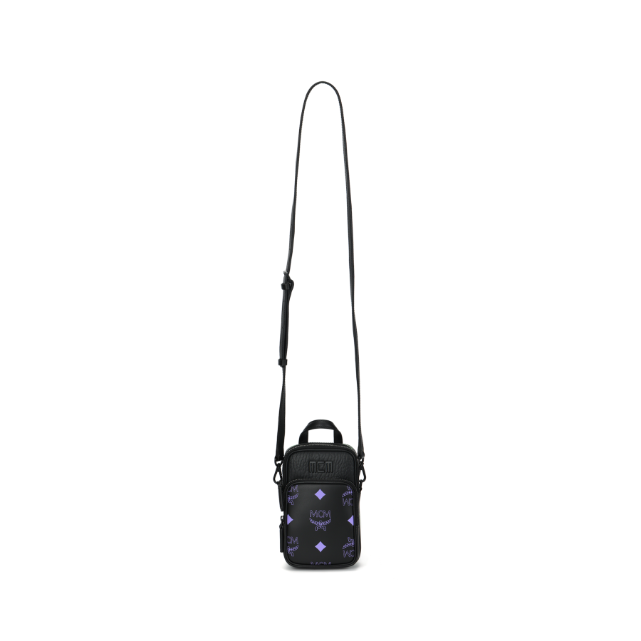 MCM MCM Artificial Leather Handbag Extra Mini Unisex Black