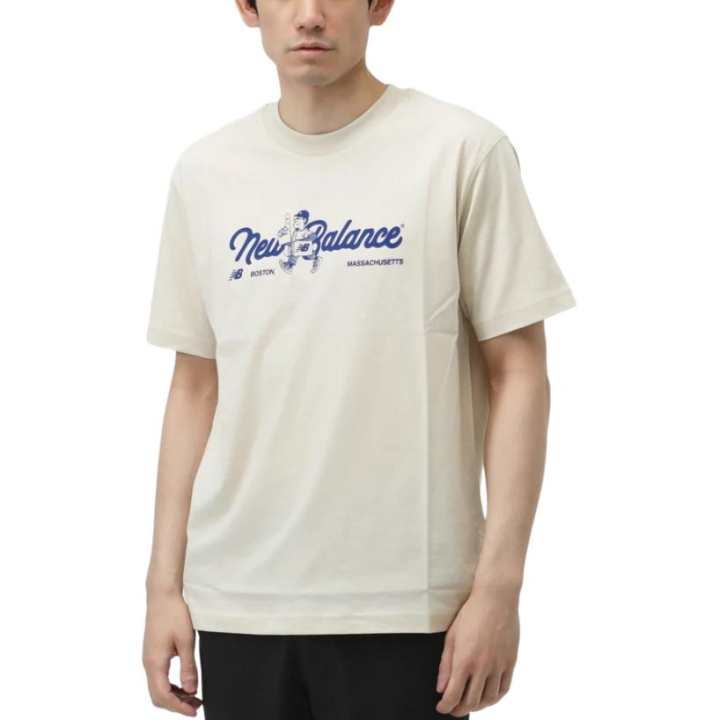 New Balance New Balance T Shirts Men's Sand Crew Neck