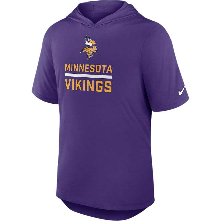 Nike Nike Minnesota Vikings Men's Nike Dri FIT Nfl Hooded T Shirt
