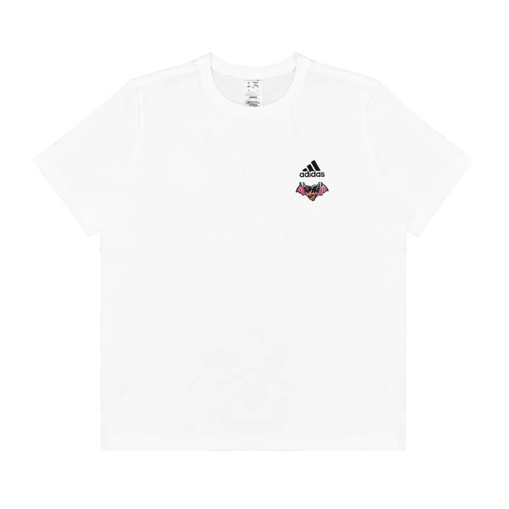 Adidas Adidas T Shirts Unisex White Crew Neck Moderate Straight Fit