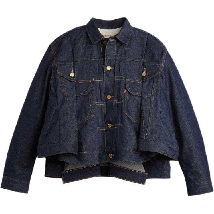 Levis Levi's X Sacai Denim Jacket 'Dark Wash'