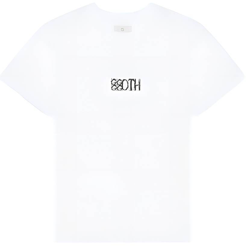 Givenchy Givenchy Classic Fit Print T Shirt With Cut
