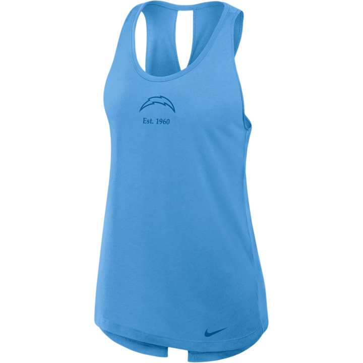 Nike Nike Los Angeles Chargers Established Women's Nike Dri FIT Nfl Tank Top