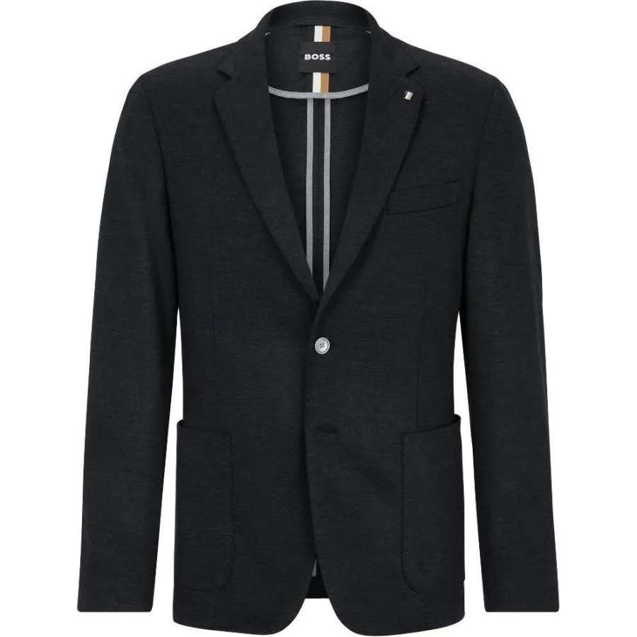 HUGO BOSS FW23 Business Suit Coat Men's Dark Blue