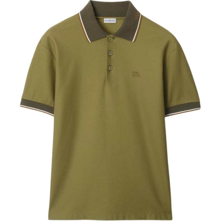 Burberry SS25 Polo Shirt Men's Green