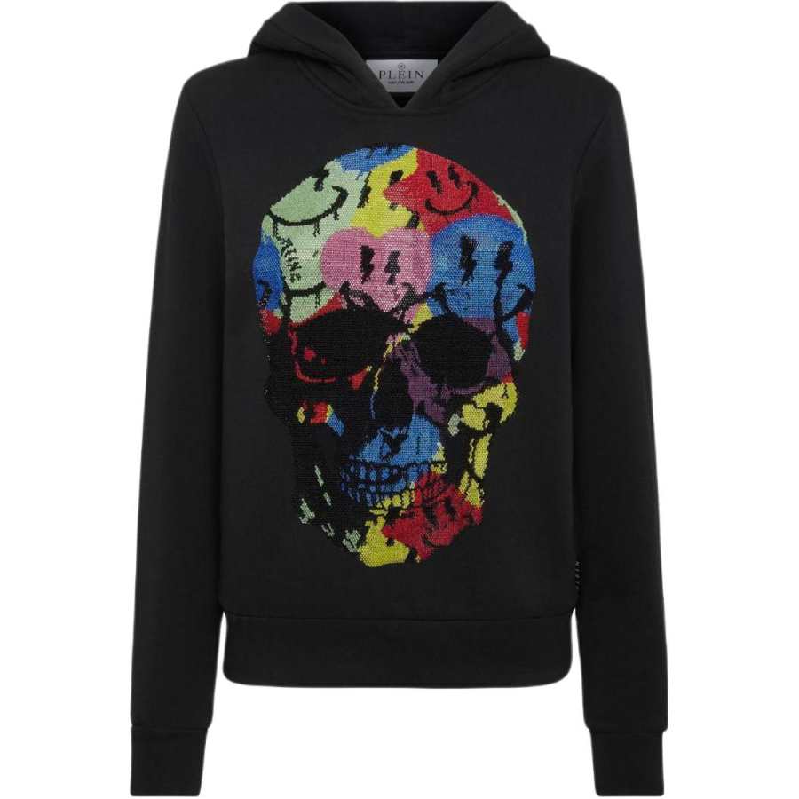 Philipp Plein Smile rhinestone-embellished hoodie