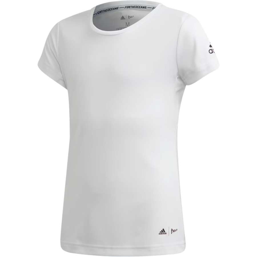 Adidas Adidas x Parley Climacool T Shirt White/Black Teenagers
