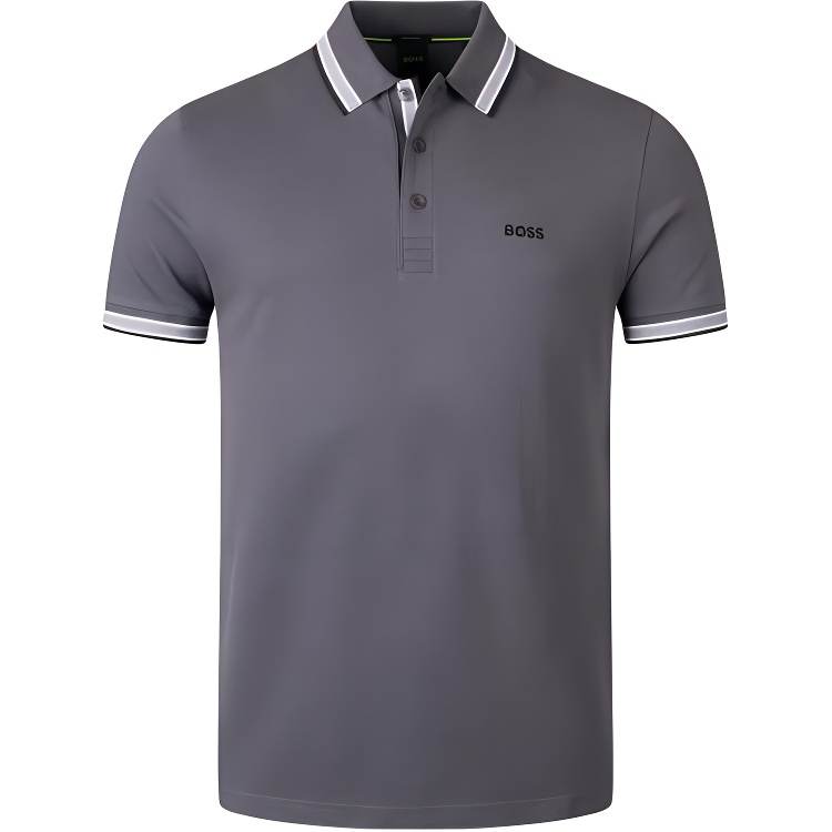 HUGO BOSS Polo Shirt Men's Dark Gray