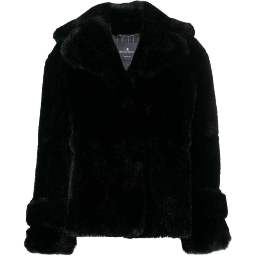 ERMANNO SCERVINO 【Zoomed ImageryBest of: PromotionsPrevious Season】notched-lapels faux-fur jacket