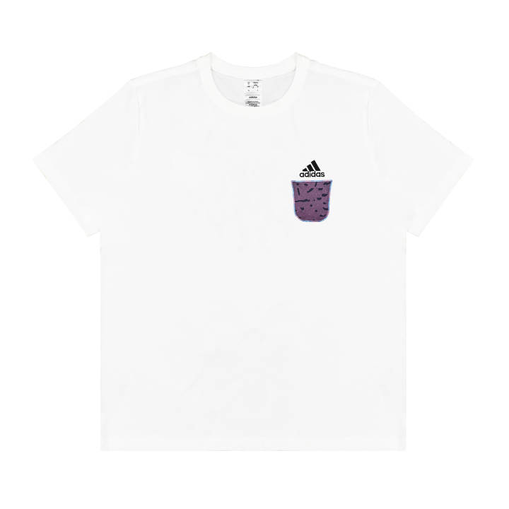 Adidas Adidas T Shirts Unisex White Crew Neck Moderate Straight Fit