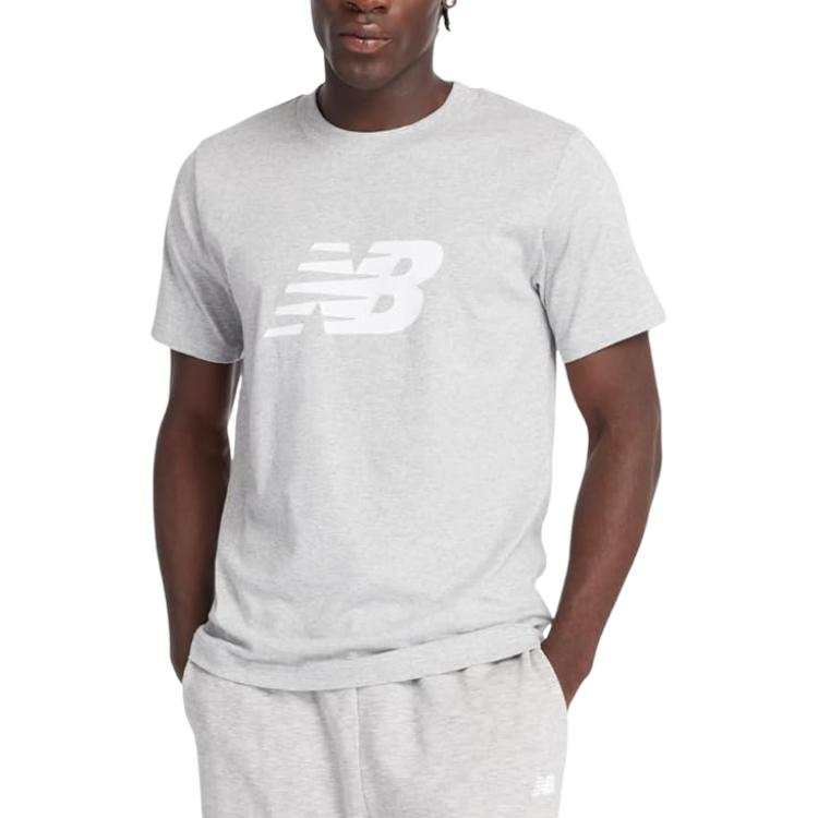 New Balance New Balance T Shirts Men's Gray Crew Neck