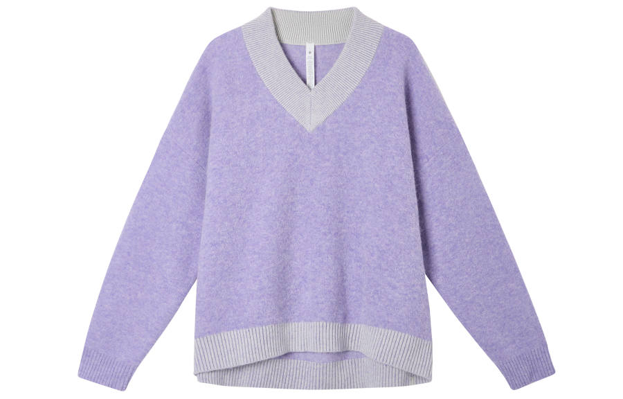 Lululemon Lululemon Alpaca Wool Blend V Neck Sweater Women's