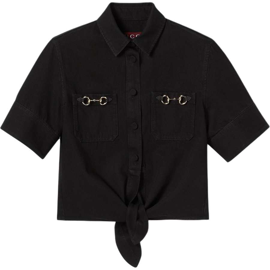 GUCCI Denim Shirt With Horsebit