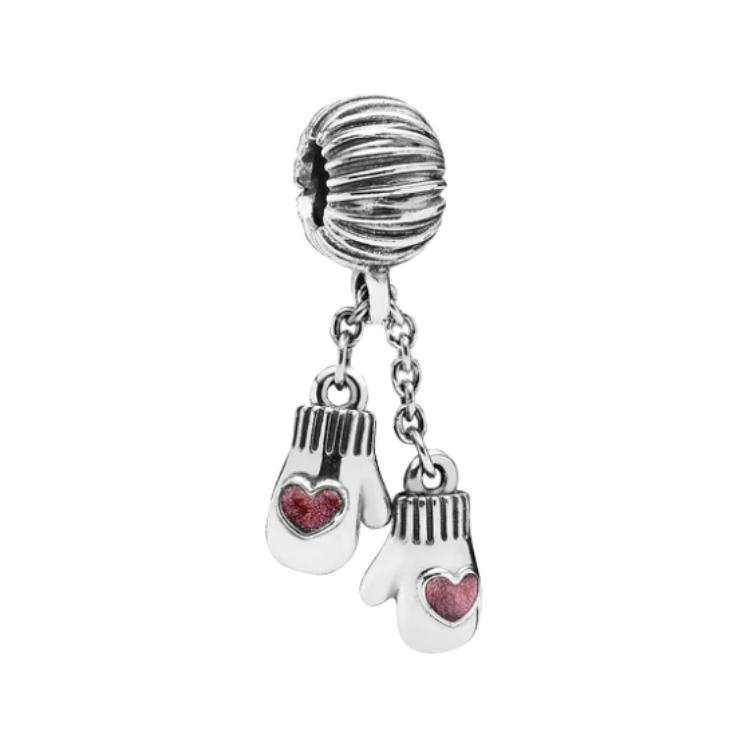 Pandora 925 Sterling Silver, Enamel Pendants Unisex Silver