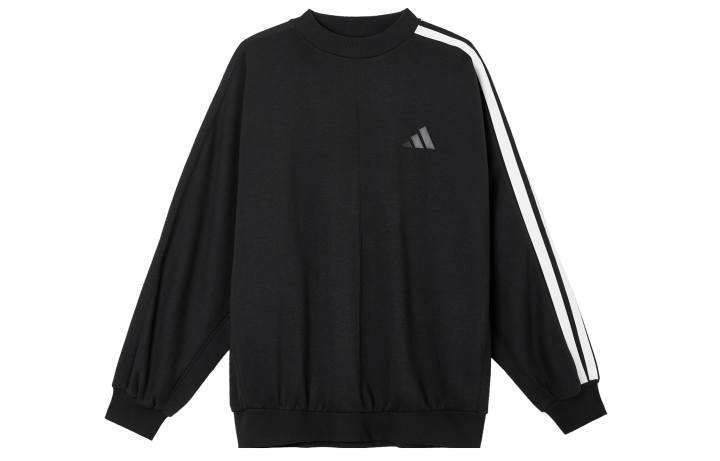 Adidas Adidas Sweatshirts Unisex Black Crew Neck Moderate