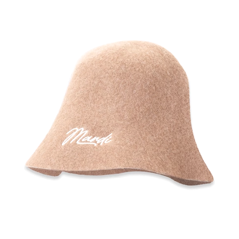 MARDI MERCREDI Wool Bucket Hats Women's Coffee
