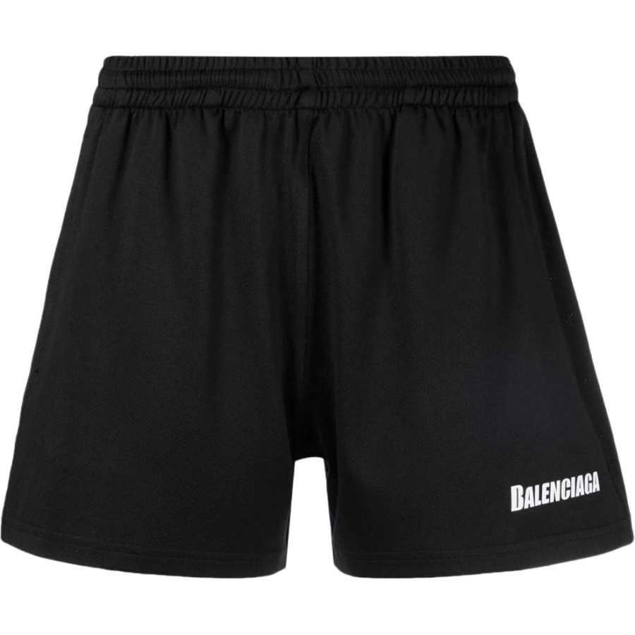 Balenciaga FW22 Beach Shorts Women's Black