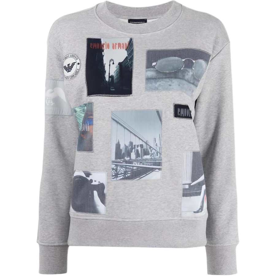 EMPORIO ARMANI Photograph print Sweatshirt