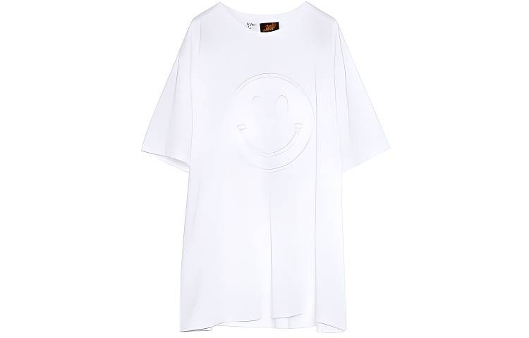 LOEWE T Shirts Unisex White Crew Neck Moderate Straight Fit