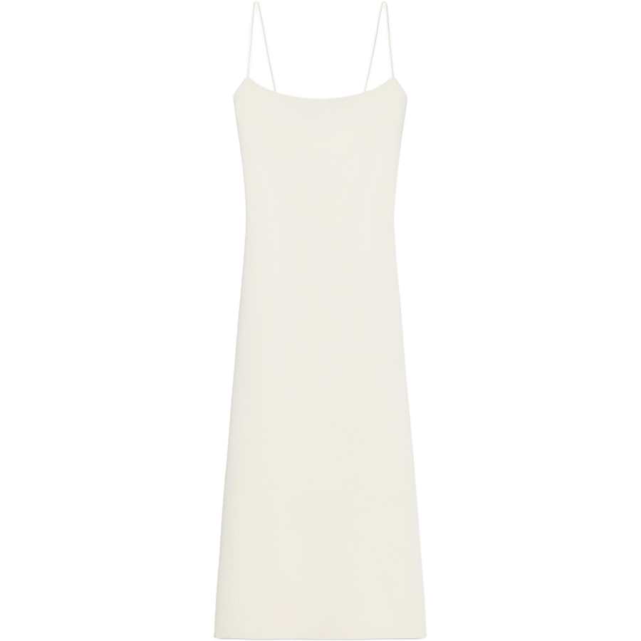 ZARA Slip Dresses Women's Frosted White Moderate Mid Length