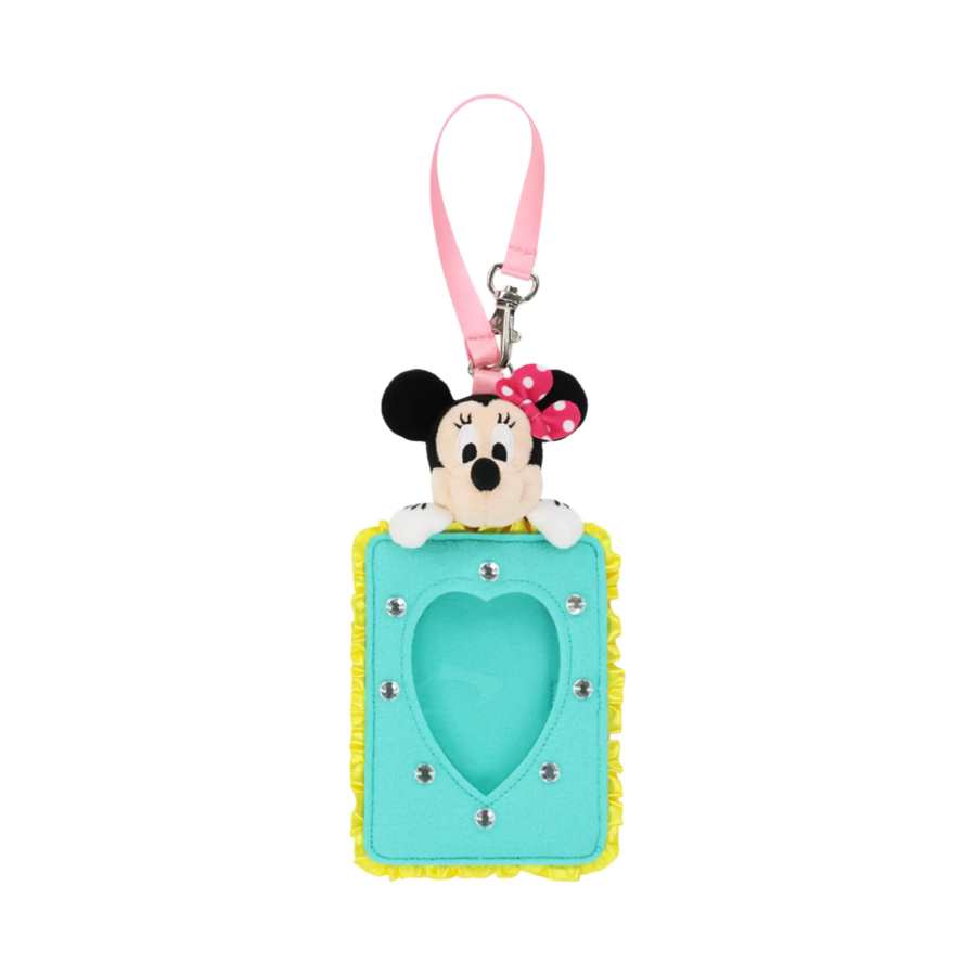 Disney Minnie Series Polyester Card Holder Women's Green & Yellow