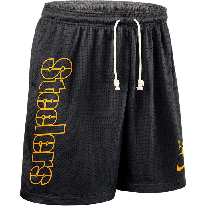 Nike Nike Pittsburgh Steelers Sideline Reversible Men’s Nike Dri-FIT Nfl Shorts
